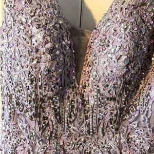 Purple davids bridal prom dress